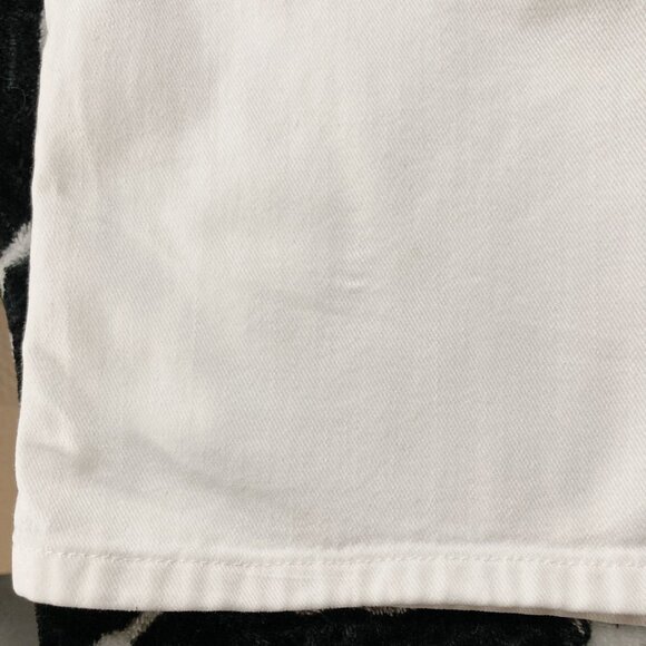 JONATHAN G Vintage men's off-white denim shorts ~ LARGE XL 1X 40" - 41" waist - Picture 9 of 11